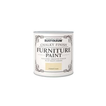 Rust-Oleum Chalky Finish Furniture Paint Clotted Cream 125ml