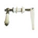 Niko White Zinc Square Rod Cistern Lever