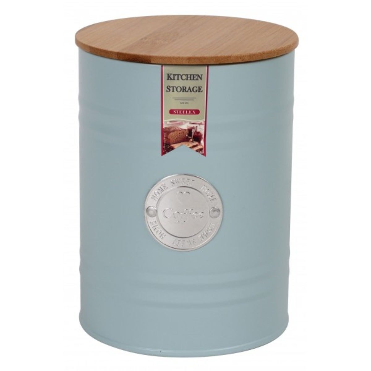 Coffee Caddy Duck Egg with Wooden Lid