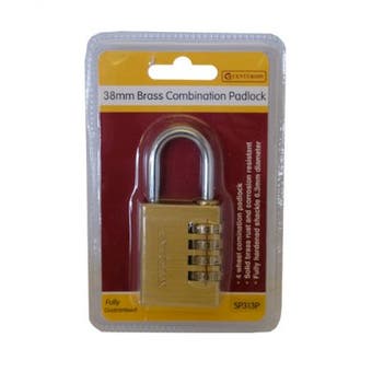 Brass Combination Padlocks 38mm