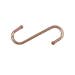 80mm Copper Ball End 'S' Hook (Pack of 2)