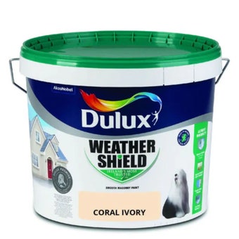 Dulux Weathershield Smooth Masonry Coral Ivory 10L