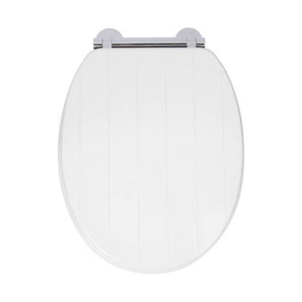Croydex Portland White Toilet Seat
