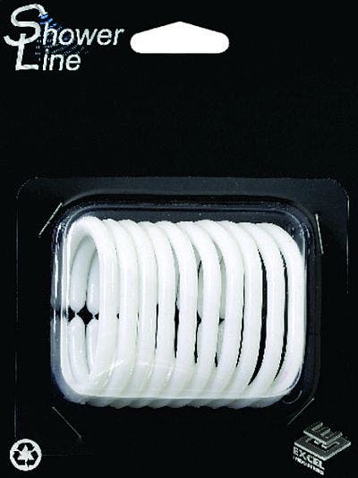 Shower Curtain Rings - Pack Of 10