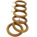 De Vielle Curtain Rings 28mm - Antique Pine