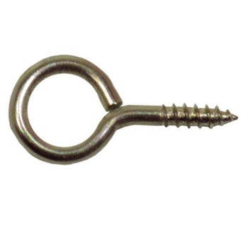 Curtain Wire Eyes 22mm x 2mm – Pack of 10 I Fixing Eyes for Net Curtain Wire and Lightweight Drapes