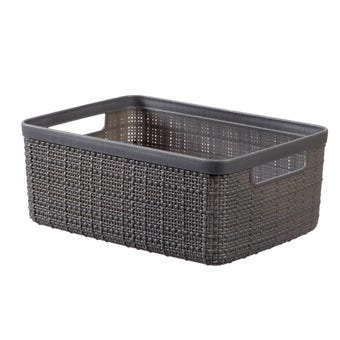 Curver Jute Basket Small Grey - 5L