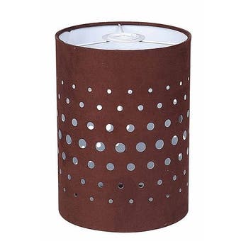 Toronto Cylinder Lampshade - Chocolate