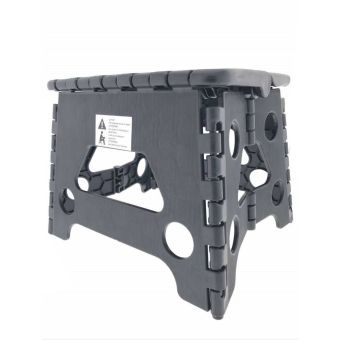 Benson Black / White Folding Stool - 23cm