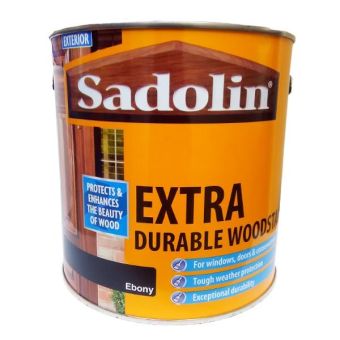 Sadolin Exterior Extra Durable Woodstain - Ebony 2.5L