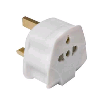 Universal To Ireland/UK 3 Pin Plug Visitor Travel Adaptor