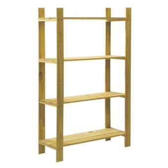4 Tier Shelf Unit Natural
