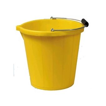 Yellow Industrial Bucket 15L