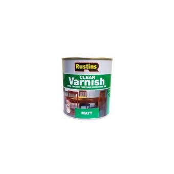 Rustins Polyurethane Clear Varnish - Matt 500ml