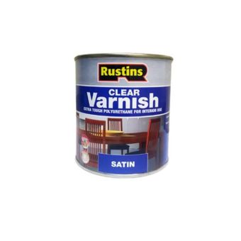 Rustins Polyurethane Clear Varnish - Satin 1L