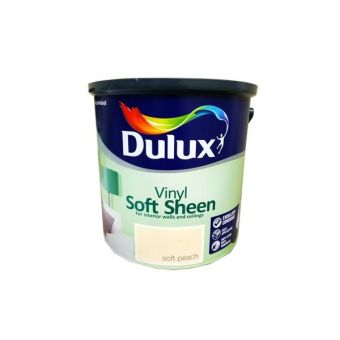 Dulux Vinyl Soft Sheen Paint - Soft Peach 2.5L