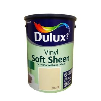 Dulux Vinyl Soft Sheen Paint - Biscotti 5L