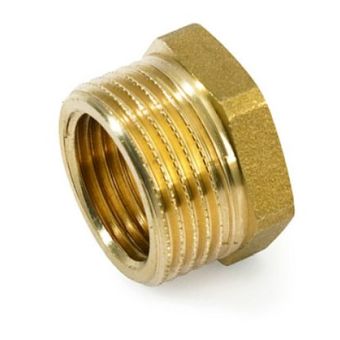 Brass Reducing Bushing - 3/4 x 1/2"
