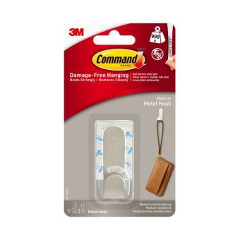 Command™ Hanging Metal Hook - 1 Medium Hook - 900g