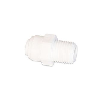 USTM QC Polypropylene Male Coupling Connector - 1/4"