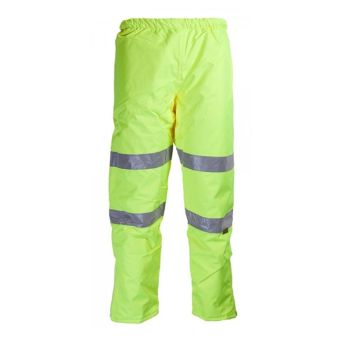 Cargo Wear Yellow Hi Vis Trousers - L