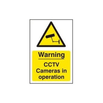 Warning CCTV Cameras in operation - PVC (200 x 300mm)