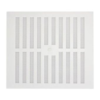Hit & Miss Adjustable Vent White 9" X 9"