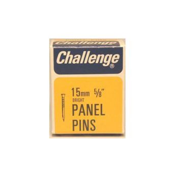 Challenge Panel Pins - Bright Steel (Box Pack) 15mm