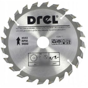 Wood saw blade 24 teeth - 160 x 20 mm