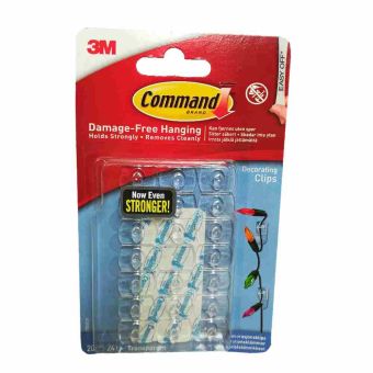 Command™ Hanging Clear Hooks - 20 Small Decorative