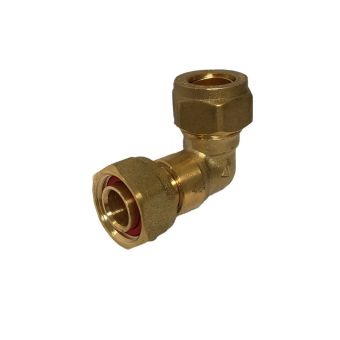Brass 327 1/2" Swivel Elbow Fitting