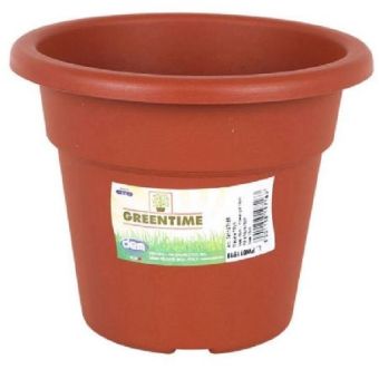 Greentime Flowerpot With Plate - 18cm