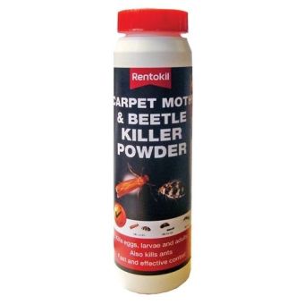 Rentokil Carpet Moth & Beetle Killer Powder
