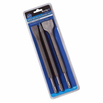 BlueSpot 3 Piece SDS Plus Chisel Set