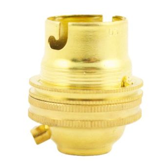 1/2" Brass Lampholder