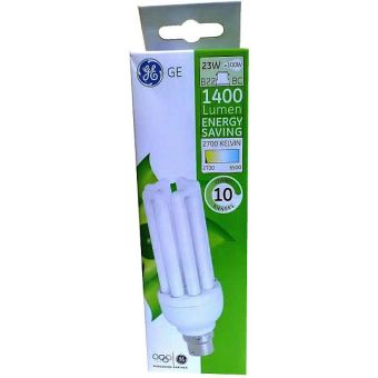 GE 23W (100W Equivalent) T3 Mini Stick Bayonet Cap Fitting B22/ BC Light Bulb