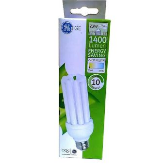 GE 23W (100W Equivalent) T3 Mini Stick Bayonet Cap Fitting E27/ ES Light Bulb