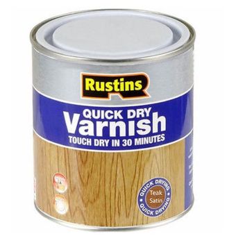 Quick Dry Coloured Varnish 250ml - Teak