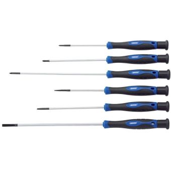 6 Piece Extra Long Precision Screwdriver Set