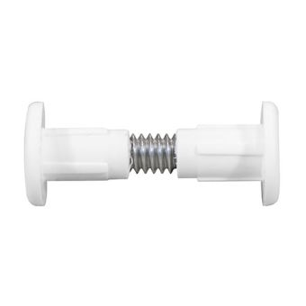 Plastic Cabinet Connector Bolts - White