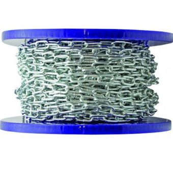 ZP Welded Steel Coil Chain - 2.5mm x 14mm (per metre)