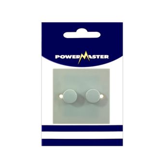 Powermaster 2 Gang 2 Way Dimmer Switch