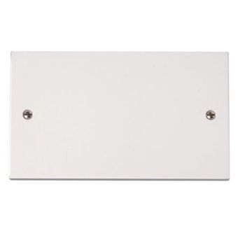 2 Gang Blank Plate