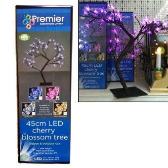 Premier 45cm LED Cherry Blossom Tree - Pink