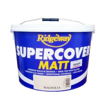 Fleetwood Ridgeway Supercover Matt Paint - 10L Magnolia