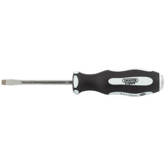 Draper Pound Thru' Slotted Soft Grip Screwdriver - 150mm