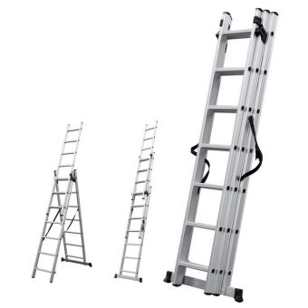 Protool 3 Section 3 X 7 Extension (Combi) Ladder 4.2m - EN131