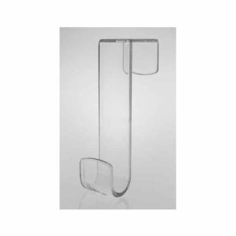 3 Pack Over The Door Hook Plastic - Clear