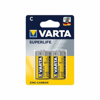 Varta C Zinc-Carbon Super-Life Battery - Pack Of 2