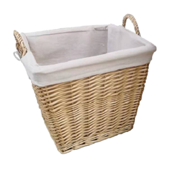 Blacksod Square Wicker Basket 45Cm - Natural